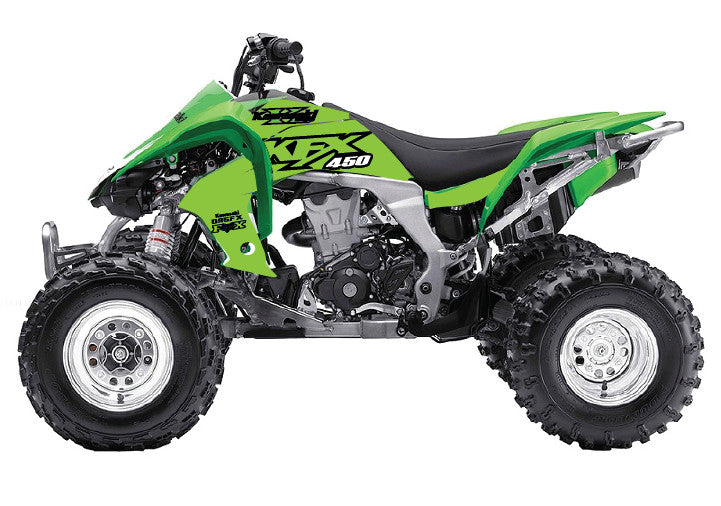 2008 - 2014 Kawasaki KFX 450 Graphic Kit -  D00-2 Green