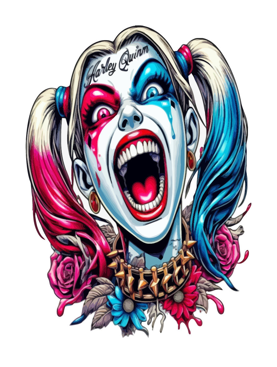 Harley Quinn Decal  ~  Vinyl Car Wall Sticker - Small to XLarge