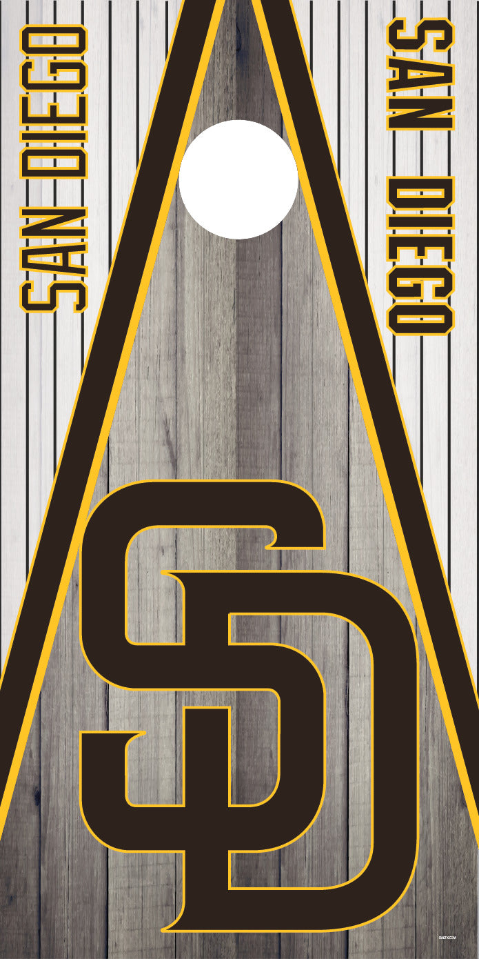 Corn Hole Board Wrap - San Diego Padres Cornhole