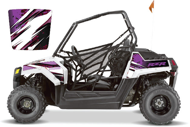 2009 - 2018 Polaris RZR 170 UTV Graphics Kit D35-4 Purple