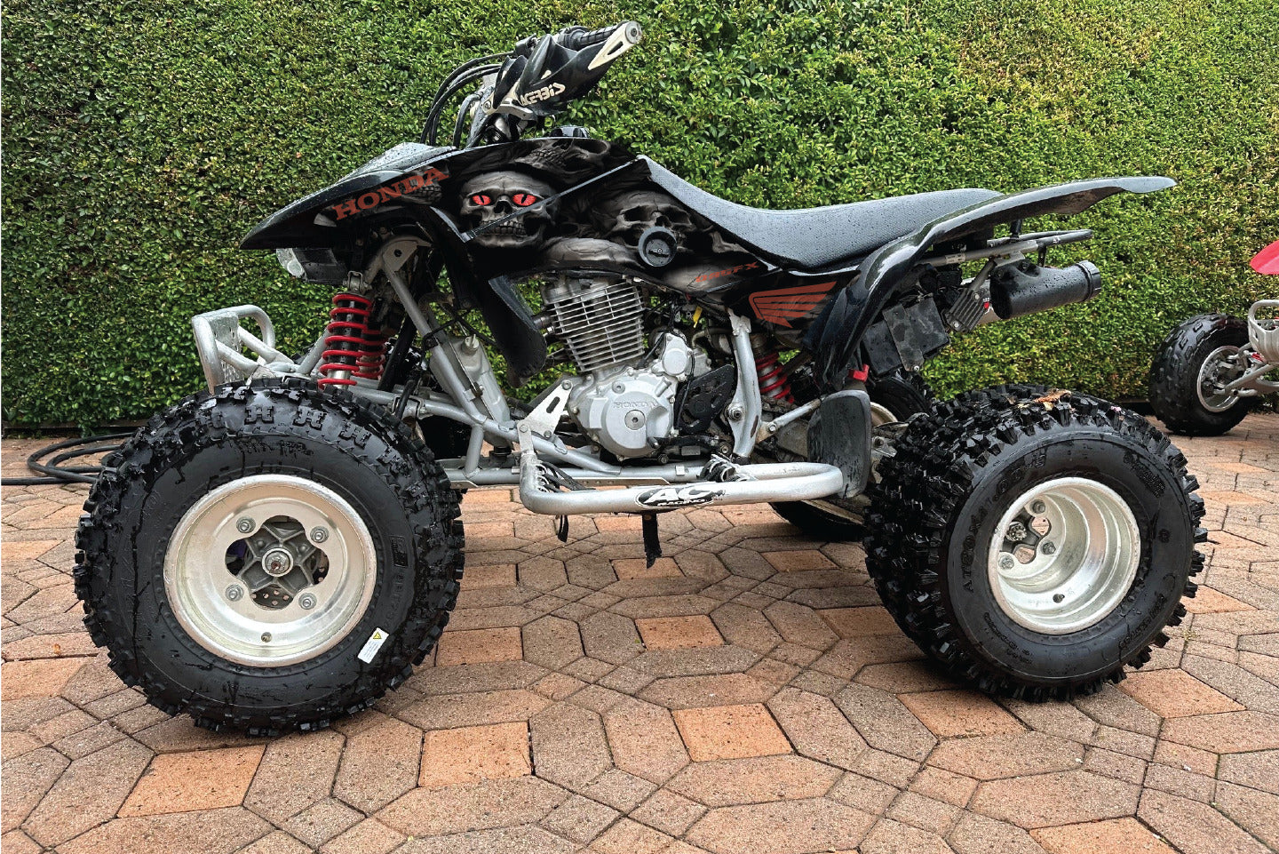 2005-2007 Honda TRX 400 EX Graphics Kit - Pro Ed DSK-1 Skulls