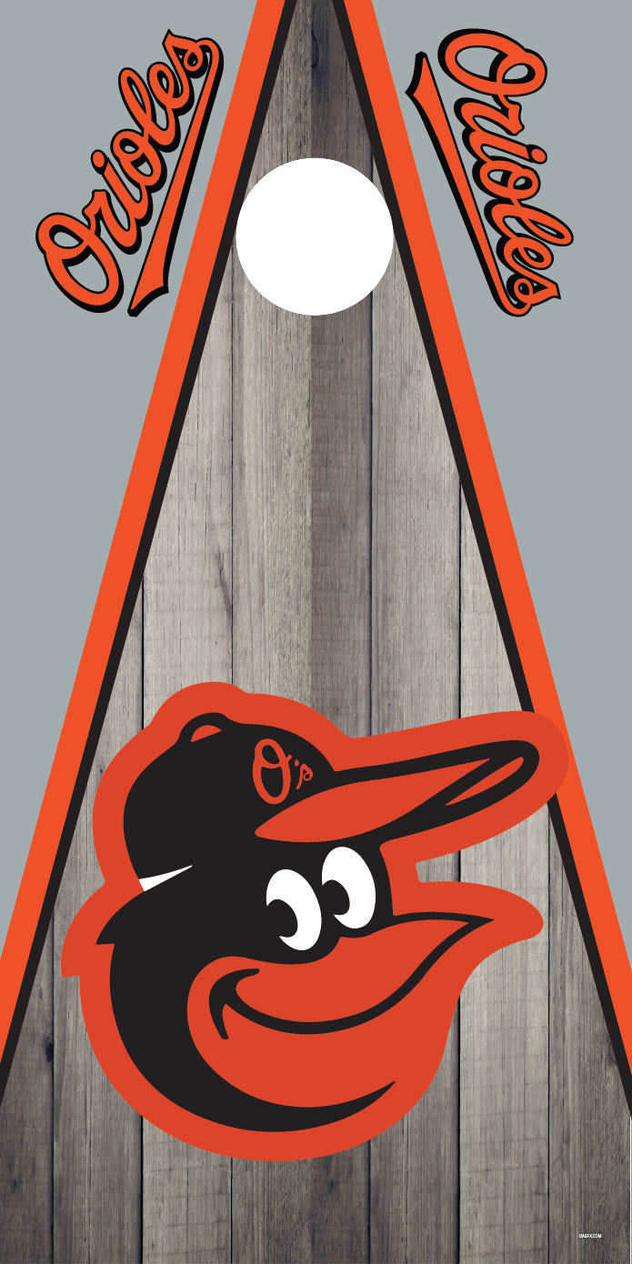 Corn Hole Board Wrap - Baltimore Orioles D5 Set Cornhole