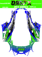 2019 - 2023 Kawasaki Teryx KRX 1000 Graphic Kit -Pro Edition D53-2 Wild