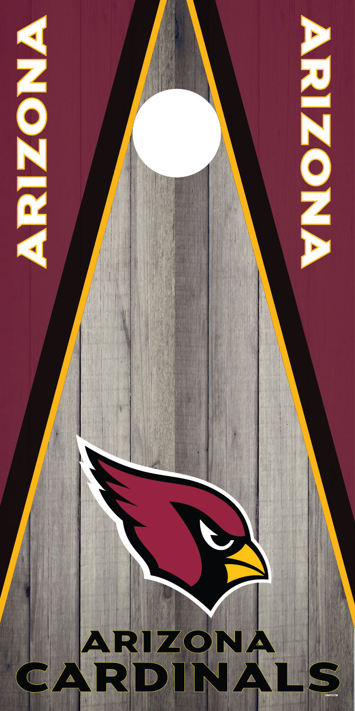 Corn Hole Board Wrap - Arizona Cardinals Cornhole D2