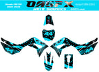 2019 - 2024 Honda CRF110 Graphics Kit - Pro Ed D69-2 CRF 110 USA Flag