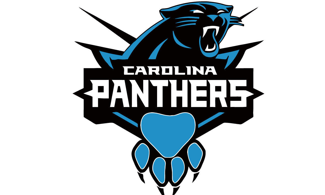 Carolina Panthers Decal  ~ Vinyl Car - Wall, Cornholes Graphics D3