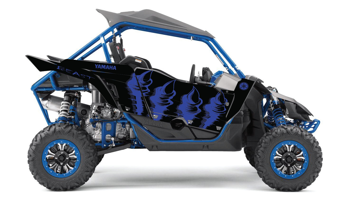 2019 + OAGFX Yamaha YXZ 1000 Graphics Kit DB-20 Beast Blue