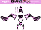 2019+ Honda CRF 125 Graphics Kit - Pro Ed D69-2 CRF125 USA Flag Pink