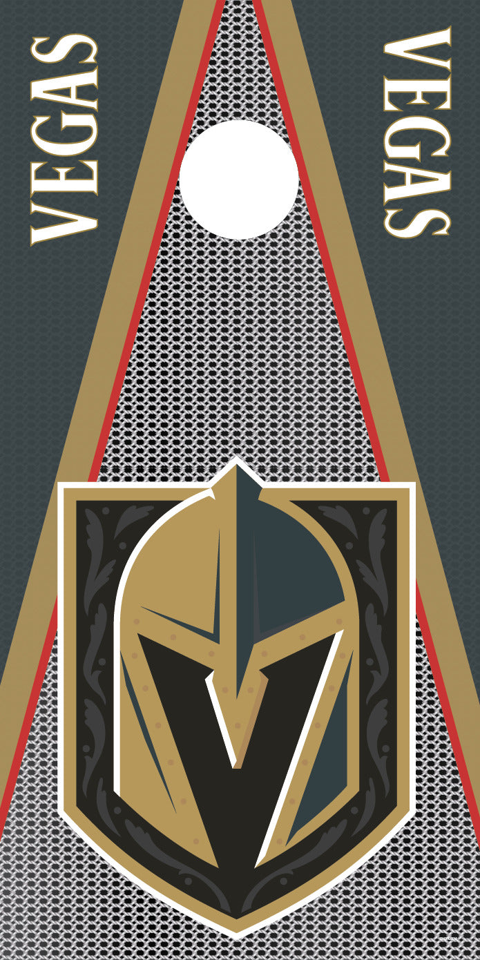 Corn Hole Board Wrap - Las Vegas Golden Knights Set Cornhole Skin D3