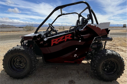 2021-2025 Polaris RZR 200 EFI UTV Graphics Kit D69-2 USA