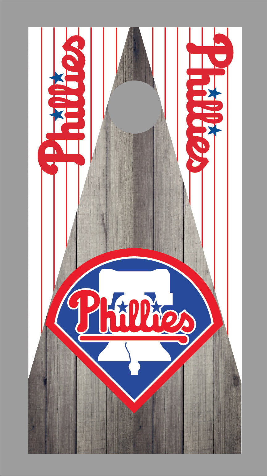 Corn Hole Board Wrap - Philadelphia Phillies D2 Set Cornhole