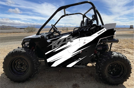 2021-2025 Polaris RZR 200 EFI UTV Graphics Kit D35-4 Stealth