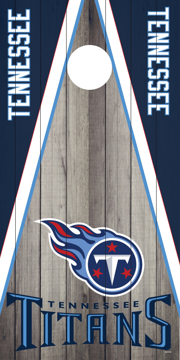 Corn Hole Board Wrap Skin - Tennessee Titans Cornhole D4