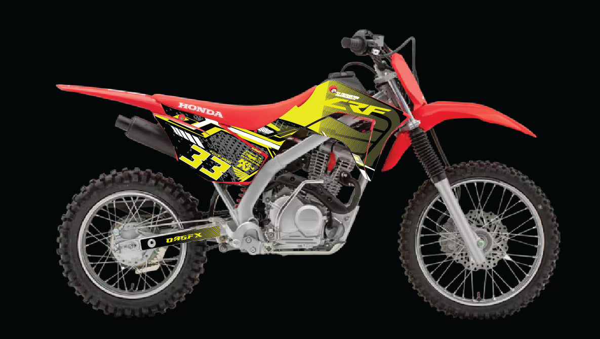 2019+ Honda CRF 125 Graphics Kit - Pro Ed D52-2 CRF125