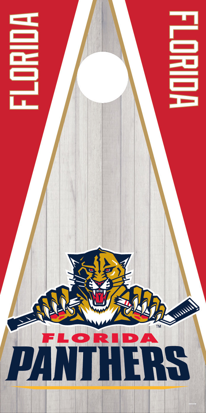 Corn Hole Board Wrap - Florida Panthers Set Cornhole Skin D5