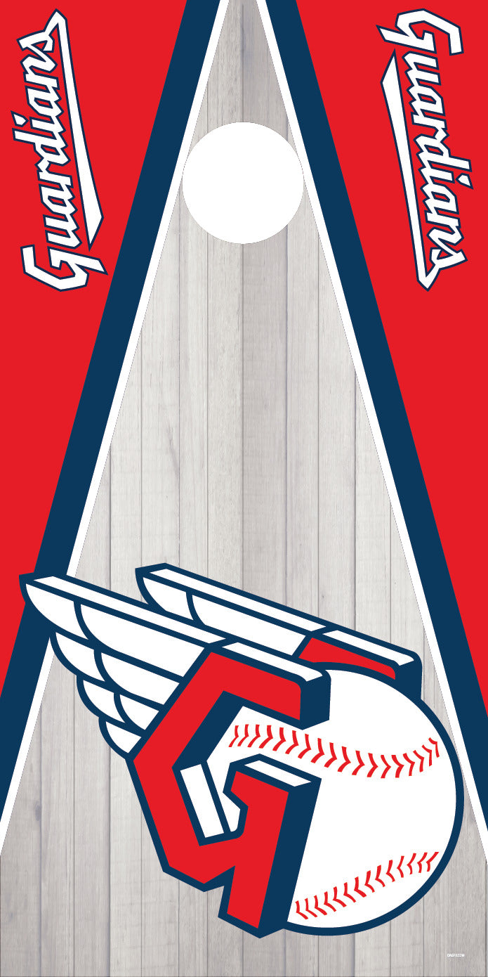 Corn Hole Board Wrap - Cleveland Guardians Cornhole