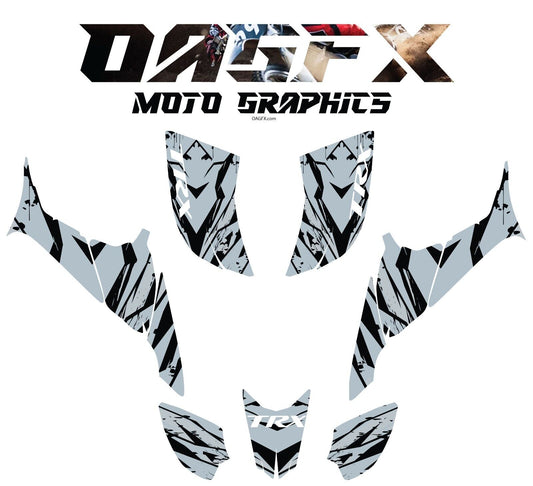 2007-2018 Honda TRX 90 Graphics Kit - Pro Ed D39-5 Grey