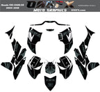2004 - 2018 Honda TRX 450R ER Graphics Kit - Pro Ed D36-3 Stealth