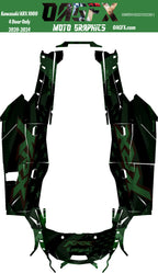 2020 - 2024 Kawasaki Teryx KRX 4 Door 1000 Graphic Kit-Pro Edition D69-2 USA