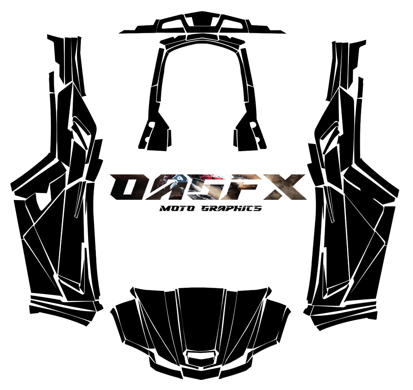 Arctic Cat Textron XX Wildcat 2019- Vector  Design Template With Pre-made design