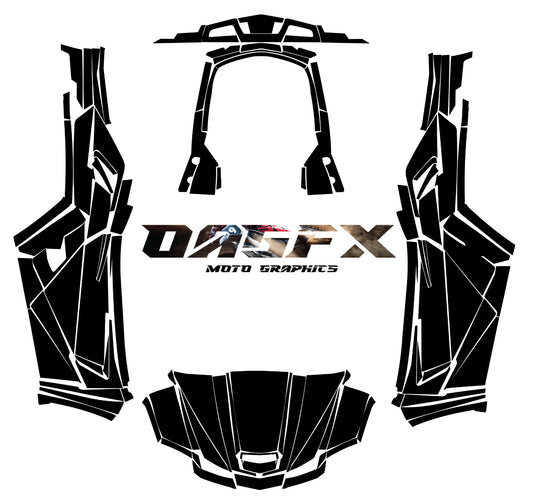 Arctic Cat Textron XX Wildcat 2019- Vector  Design Template With Pre-made design