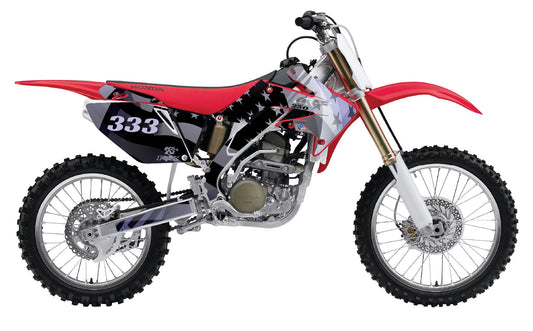 2004-2009 Honda CRF250R Graphics Kit - Pro Ed D69-3 USA Flag CRF 250