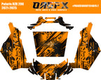 2021-2025 Polaris RZR 200 EFI UTV Graphics Kit D79-3