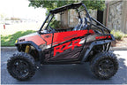 2007 - 2010 Polaris RZR 800 Graphics Kit D49-4 Red