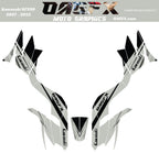 2007 - 2022 Kawasaki KFX 50 90 Graphic Kit -  D33-7 Grey