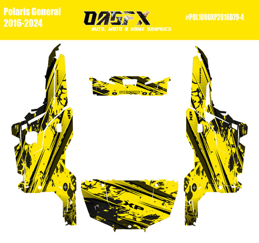 2016 - 2024 Polaris General XP 1000 Graphics Kit D79-4