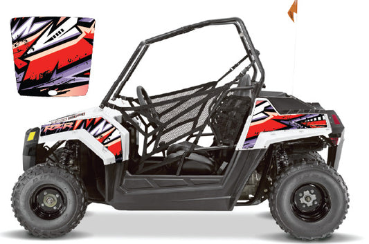 2009 - 2018 Polaris RZR 170 UTV Graphics Kit D37-2 Red