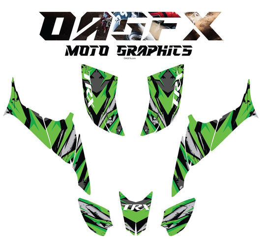 2007-2018 Honda TRX 90 Graphics Kit - Pro Ed D39-1 Green