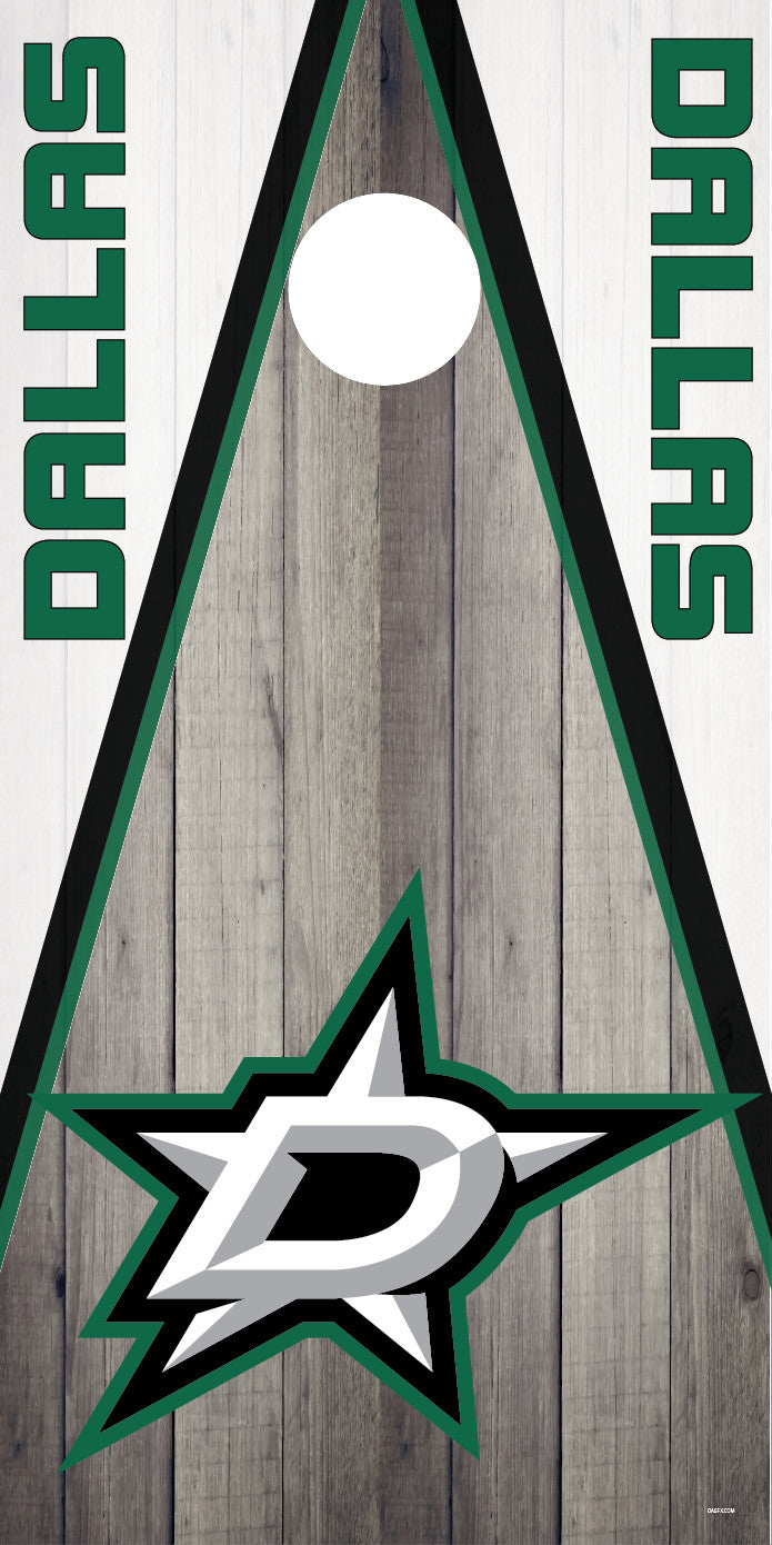 Corn Hole Board Wrap - Dallas Stars Set Cornhole D3