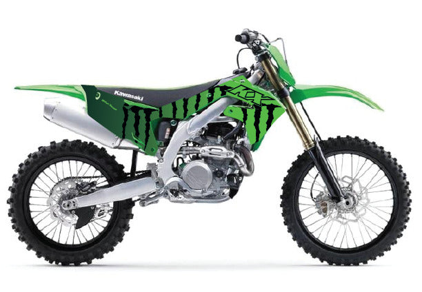 Kawasaki KX 450 (19-23) KX 250 (21-23) DMon-2 Monster Graphic Kit - Pro Edition