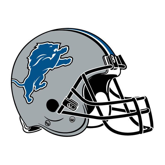 Detroit Lions Helmet Decal ~ Vinyl Car - Wall, Cornholes Graphics