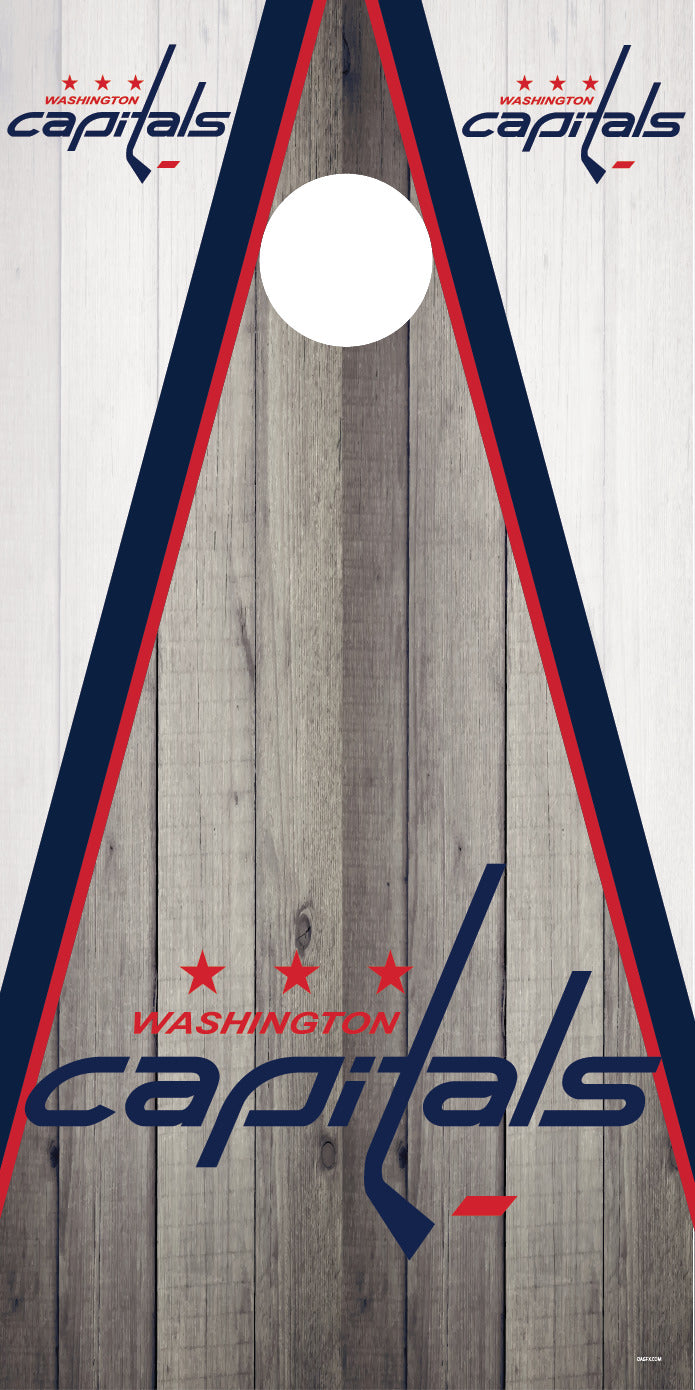 Corn Hole Board Wrap - Washington Capitals Set Cornhole Skins D2