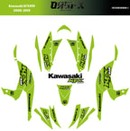 2008 - 2014 Kawasaki KFX 450 Graphic Kit -  D00-2 Green