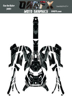 2019 - 2025 Can Am Ryker Graphics Kit  Pro Edition D77-4 OAGFX Racing