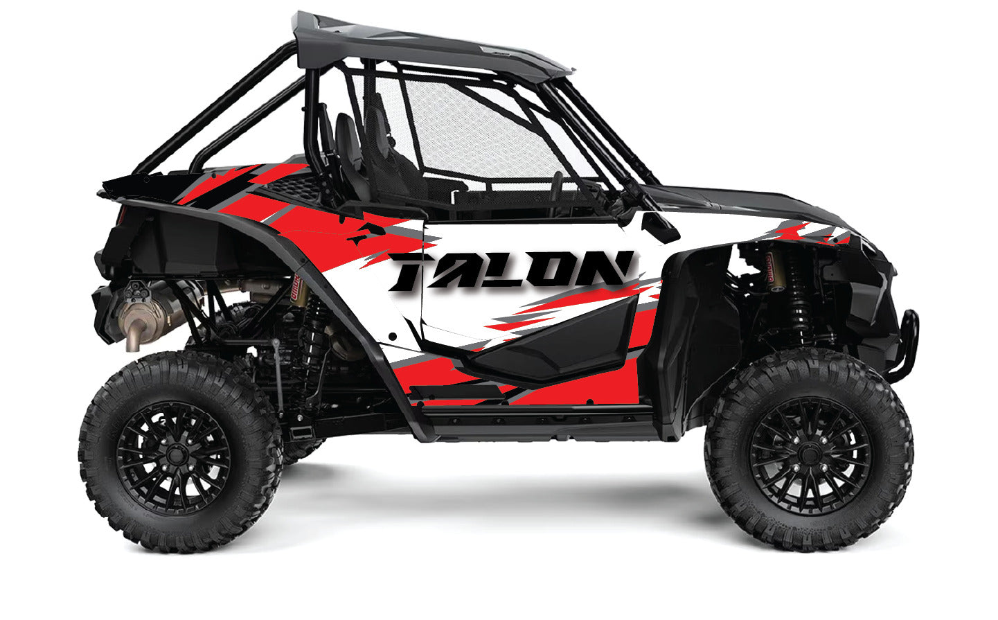 2019-2022 Honda Talon 1000R 1000X 2 Door Graphics Kit - Pro Ed D7-1 Red