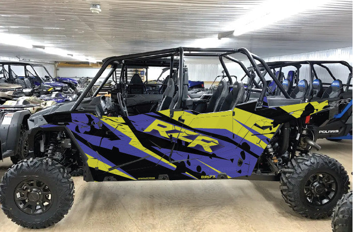 2020 - 2023 Polaris RZR  XP 1000 4 Door  Graphics Kit D39-5 Wild