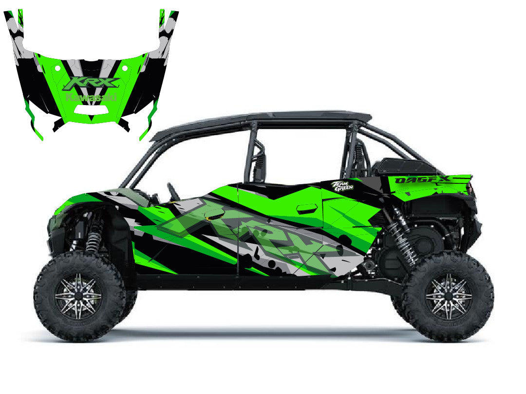 2020 - 2024 Kawasaki Teryx KRX 4 Door 1000 Graphic Kit -Pro Edition D39-1