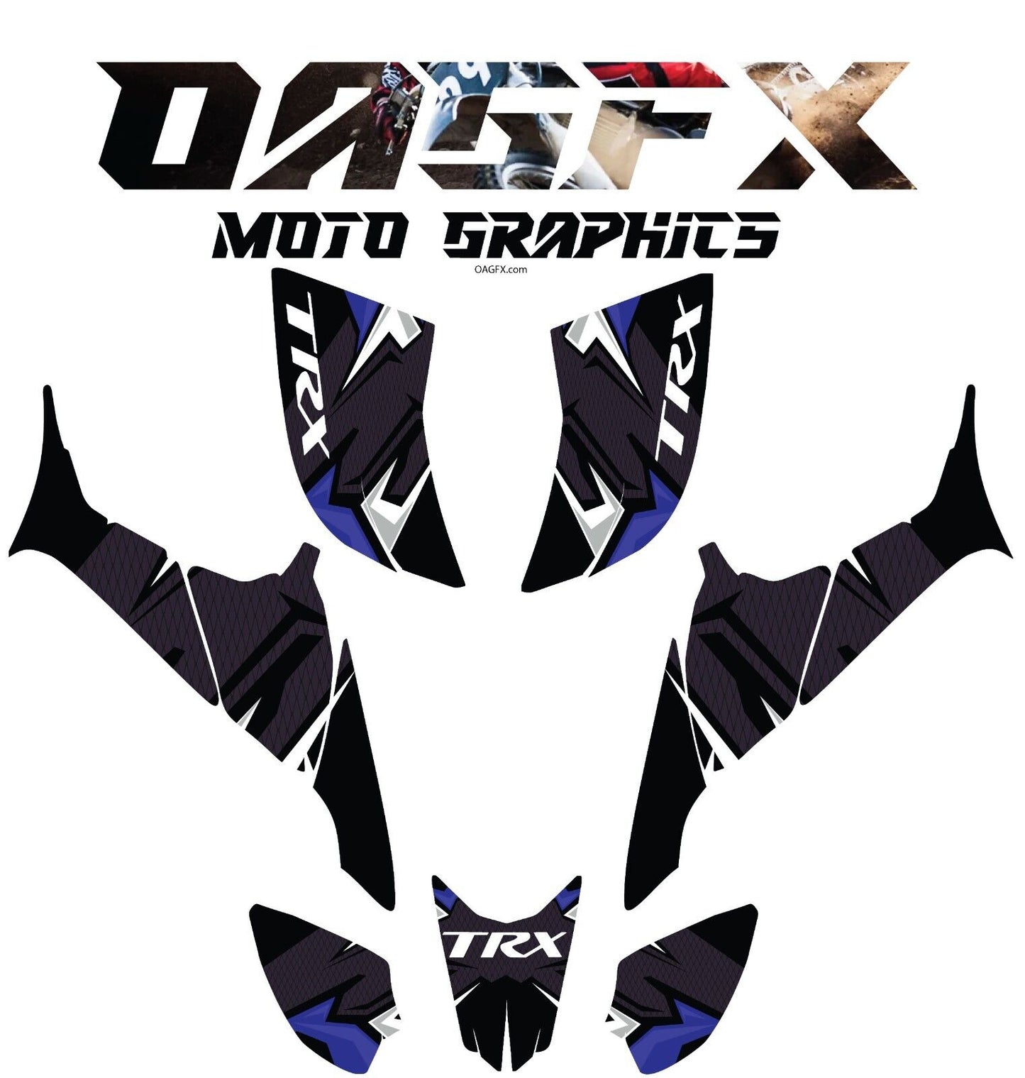 2007-2018 Honda TRX 90 Graphics Kit - Pro Ed D36-3