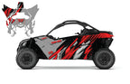 2017 - 2024 Can Am X3 Maverick Graphics Kit  Pro Edition D57-2 Red