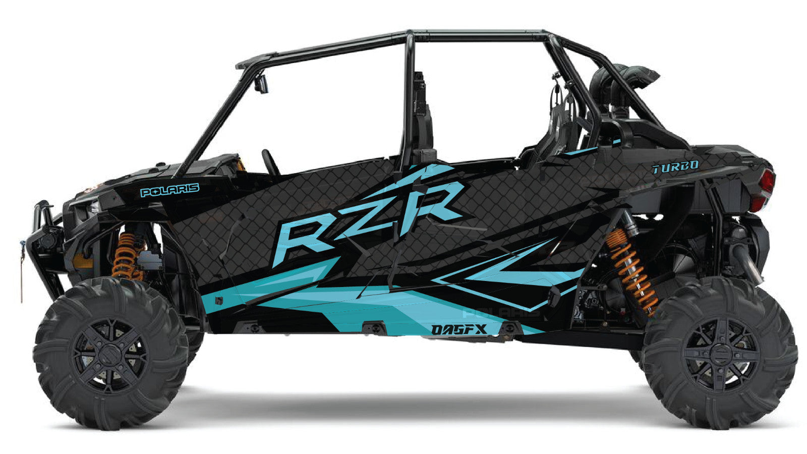 2019 - 2022 Polaris RZR Turbo S Velocity 4 Door  Graphics Kit D36-3
