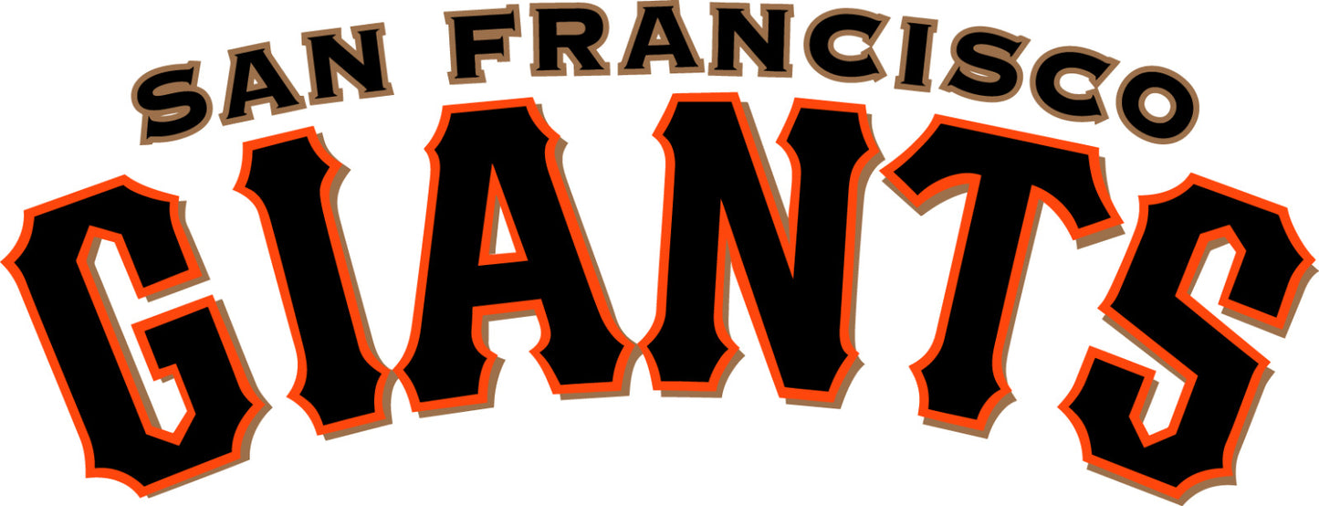 San Francisco Giants Decal  ~ Vinyl Car Wall Sticker - Wall, Small to XLarge