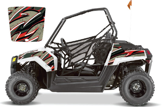 2009 - 2018 Polaris RZR 170 UTV Graphics Kit D43-2 Red