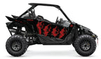 2019 + OAGFX Yamaha YXZ 1000 Graphics Kit DB-4 Beast Red
