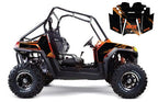 2011 - 2015 Polaris RZR 800 Graphics Kit D00-1 Orange