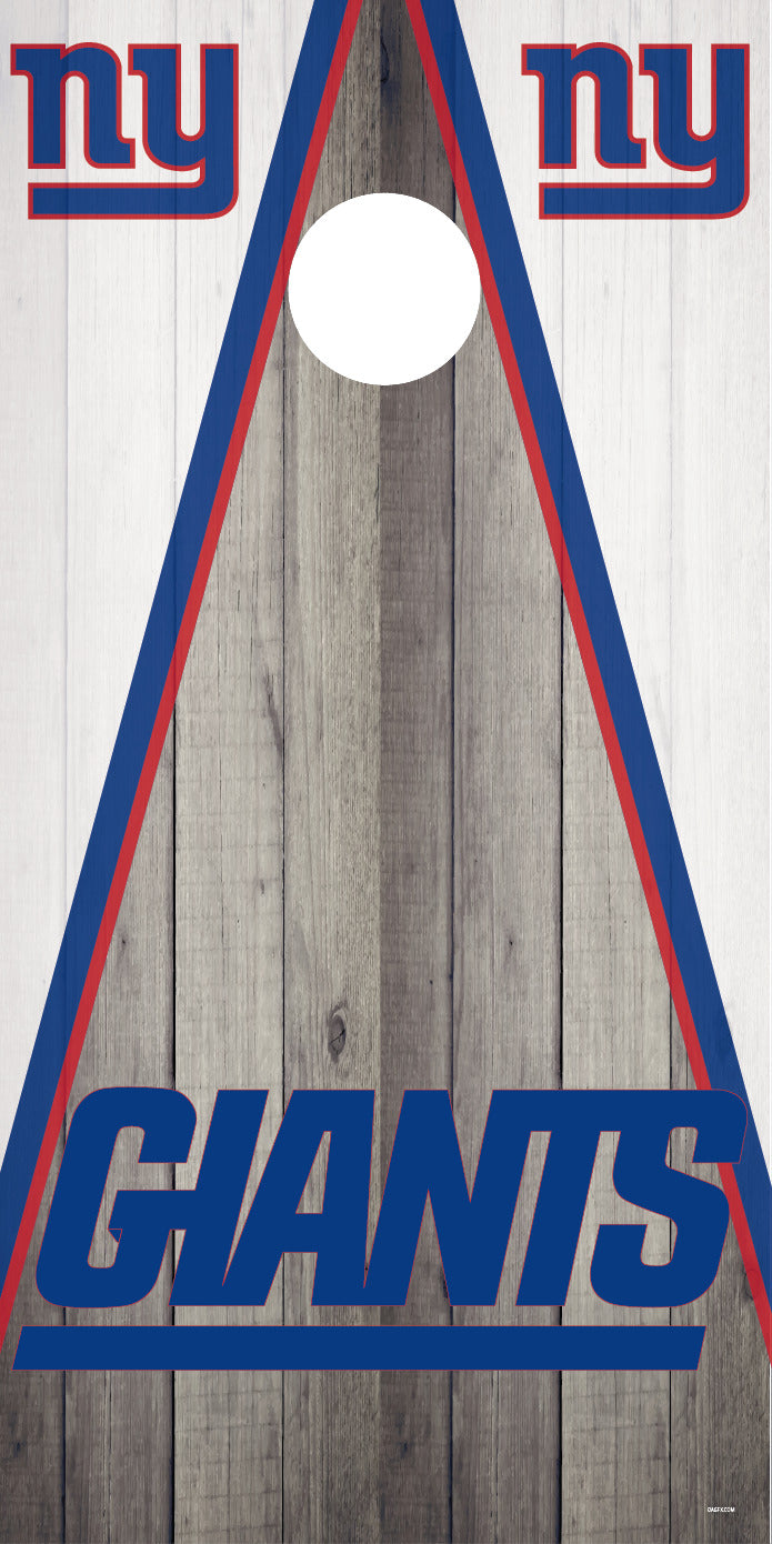 Corn Hole Board Wrap - New York Giants Set Cornhole