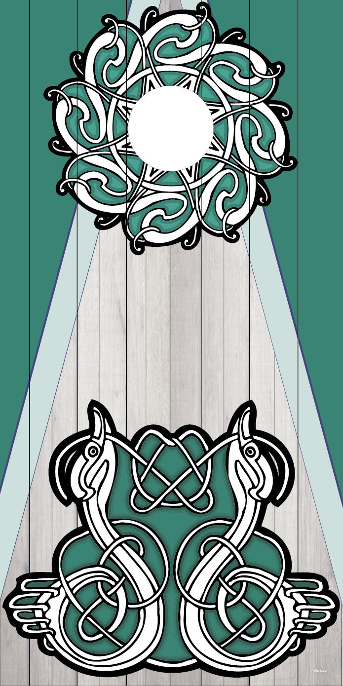 Corn Hole Board Wrap - Celtic Set Cornhole Skin